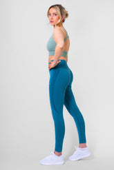 Flow Seamless Tights Sea Green